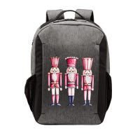 Cute Preppy Pin.K Nutcracker Squad Merry Christmas Pajamas Vector Backpack