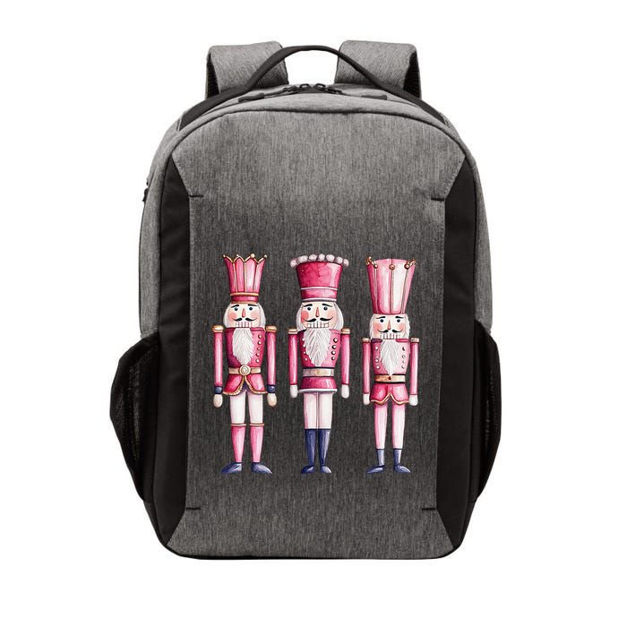 Cute Preppy Pin.K Nutcracker Squad Merry Christmas Pajamas Vector Backpack