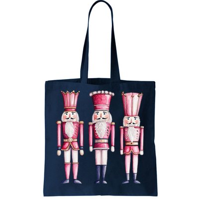 Cute Preppy Pin.K Nutcracker Squad Merry Christmas Pajamas Tote Bag