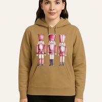 Cute Preppy Pin.K Nutcracker Squad Merry Christmas Pajamas Hoodie