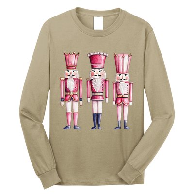 Cute Preppy Pin.K Nutcracker Squad Merry Christmas Pajamas Long Sleeve Shirt