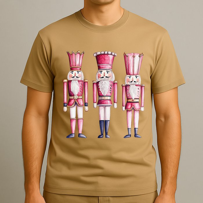 Cute Preppy Pin.K Nutcracker Squad Merry Christmas Pajamas T-Shirt