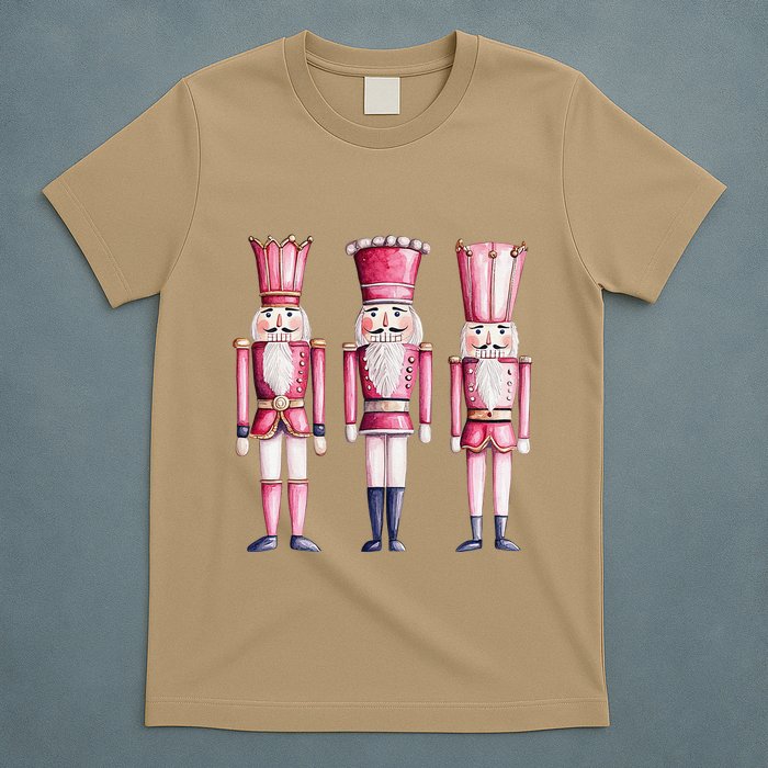 Cute Preppy Pin.K Nutcracker Squad Merry Christmas Pajamas T-Shirt