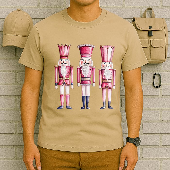 Cute Preppy Pin.K Nutcracker Squad Merry Christmas Pajamas T-Shirt