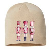 Cute Preppy Pin.K Nutcracker Squad Merry Christmas Pajamas Sustainable Beanie