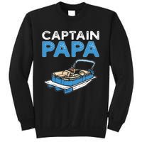 Captain Papa. Pontoon Boat Captain Sweatshirt