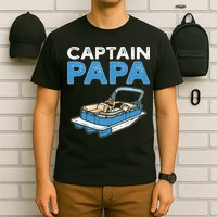Captain Papa. Pontoon Boat Captain T-Shirt