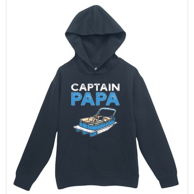 Captain Papa. Pontoon Boat Captain Urban Pullover Hoodie