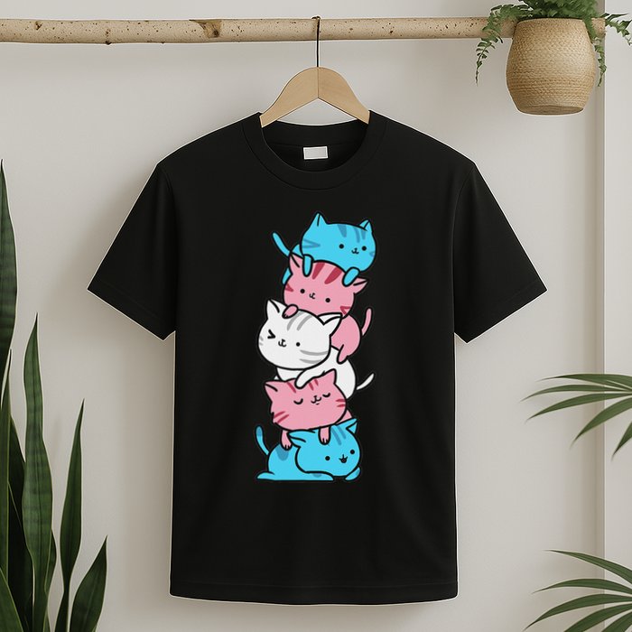 Cat Pile Pride Day Of Visibility T-Shirt