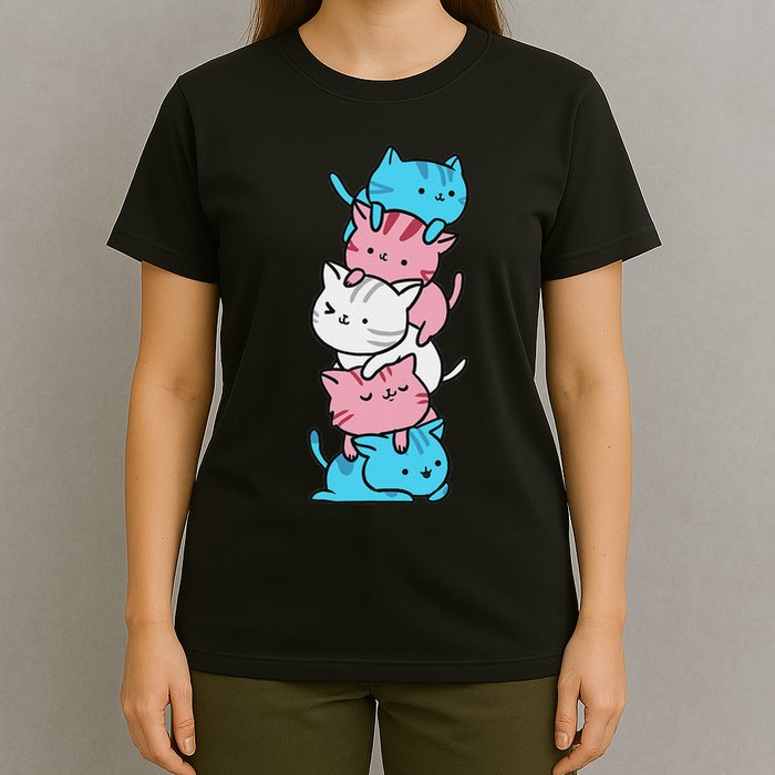 Cat Pile Pride Day Of Visibility T-Shirt