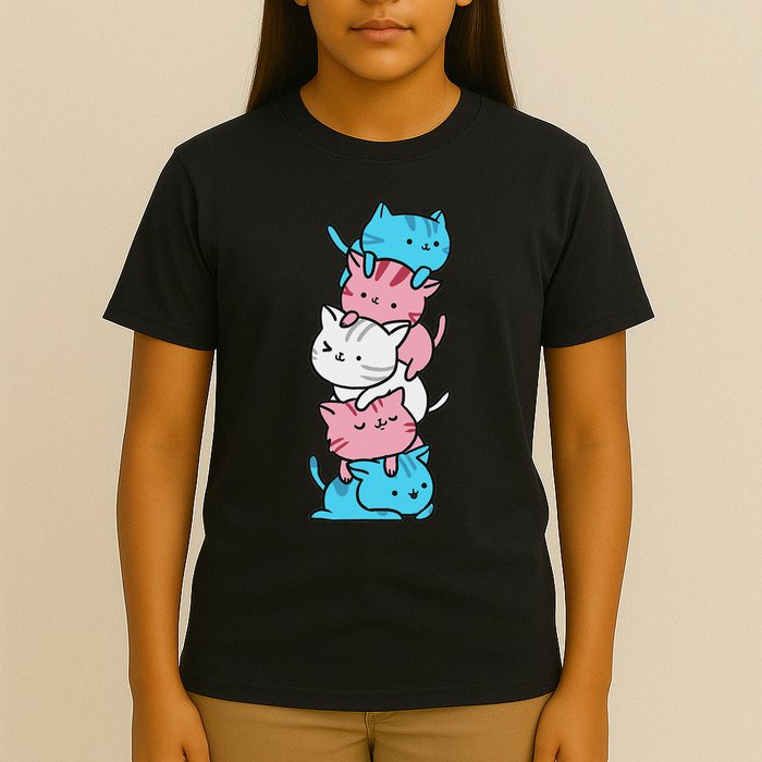 Cat Pile Pride Day Of Visibility T-Shirt