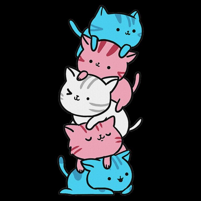 Cat Pile Pride Day Of Visibility T-Shirt