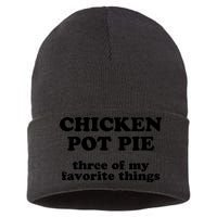 Chicken Pot Pie 3 Of My Favorite Things Sustainable Knit Beanie