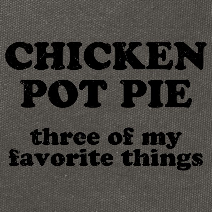 Chicken Pot Pie 3 Of My Favorite Things Cotton Canvas Backpack