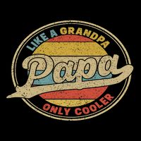 Cool Papa, Papa Like A Grandpa Only Cooler, Best Papa Ever  Youth Performance Sprint T-Shirt