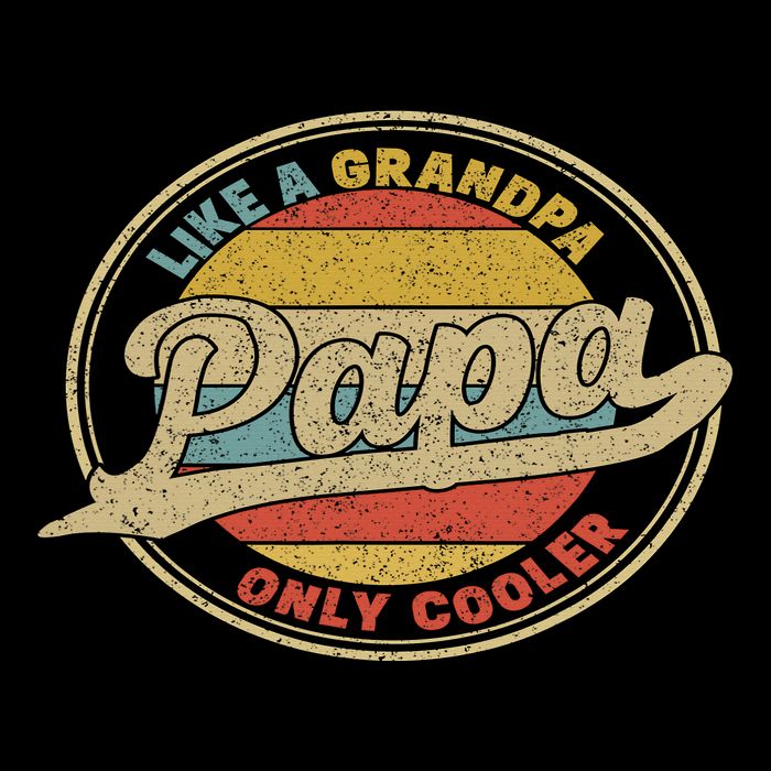 Cool Papa, Papa Like A Grandpa Only Cooler, Best Papa Ever  Wool Snapback Cap