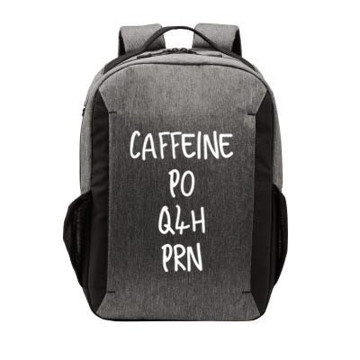 Caffeine Prescription Po Q4h Prn Medical Profession Gift Vector Backpack