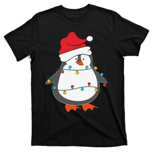 Cute Penguin Pajama Christmas Family Matching T-Shirt