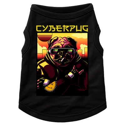 Cyberpug Parody Pug Dog Cyber Punk Doggie Tank