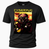 Cyberpug Parody Pug Dog Cyber Punk Performance Shirt