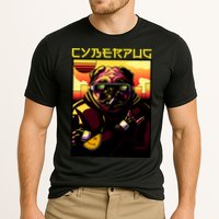 Cyberpug Parody Pug Dog Cyber Punk Performance Shirt