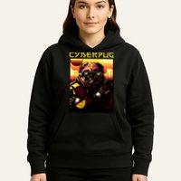 Cyberpug Parody Pug Dog Cyber Punk Hoodie