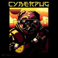 Cyberpug Parody Pug Dog Cyber Punk Tall Sweatshirt