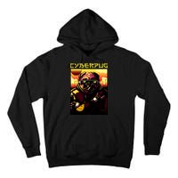 Cyberpug Parody Pug Dog Cyber Punk Tall Hoodie