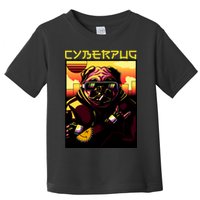Cyberpug Parody Pug Dog Cyber Punk Toddler T-Shirt