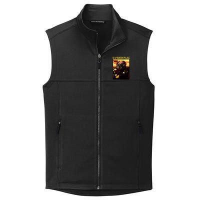 Cyberpug Parody Pug Dog Cyber Punk Collective Smooth Fleece Vest