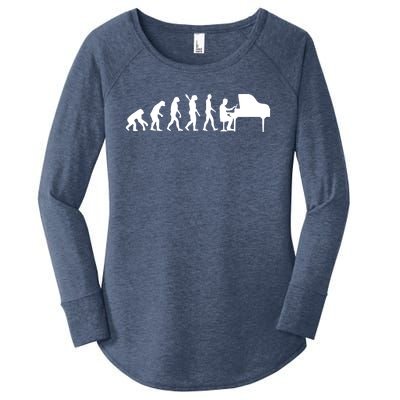 Cool Piano Player Design For Men Women Piano Teacher Pianist Women's Perfect Tri Tunic Long Sleeve Shirt