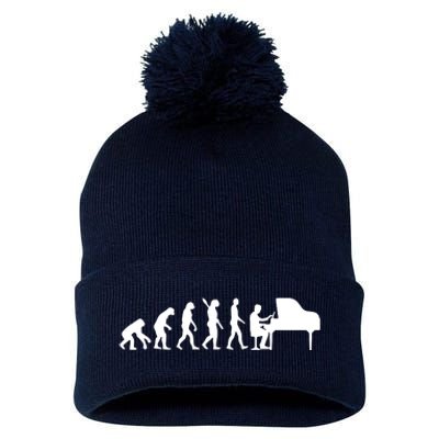 Cool Piano Player Design For Men Women Piano Teacher Pianist Pom Pom 12in Knit Beanie