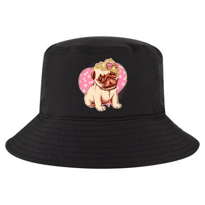 Cute Princess Pug Dog Cool Comfort Performance Bucket Hat