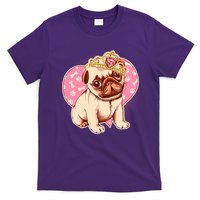 Cute Princess Pug Dog T-Shirt