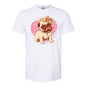 Cute Princess Pug Dog Softstyle® CVC T-Shirt