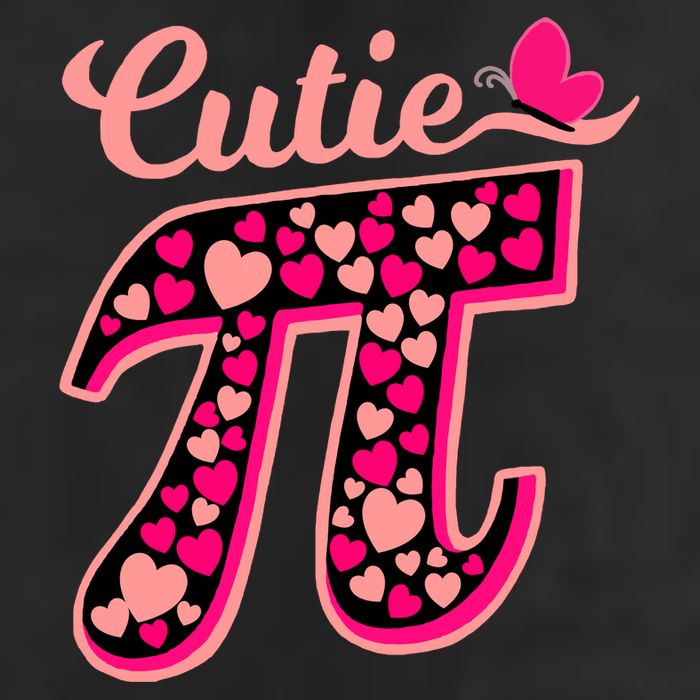 Cutie Pie Pie Day Shirt Butterfly And Hearts 7 Panel Mesh Trucker Snapback Hat
