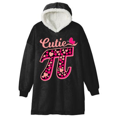 Cutie Pie Pie Day Shirt Butterfly And Hearts Hooded Wearable Blanket