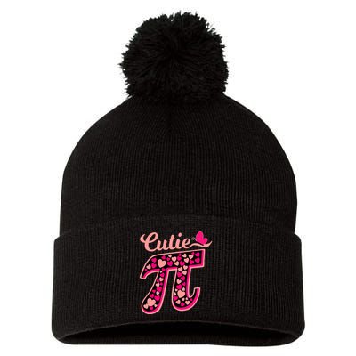 Cutie Pie Pie Day Shirt Butterfly And Hearts Pom Pom 12in Knit Beanie