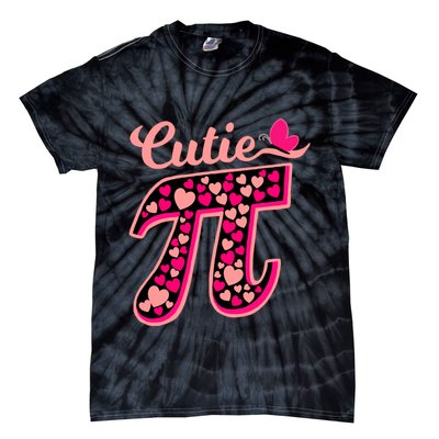 Cutie Pie Pie Day Shirt Butterfly And Hearts Tie-Dye T-Shirt
