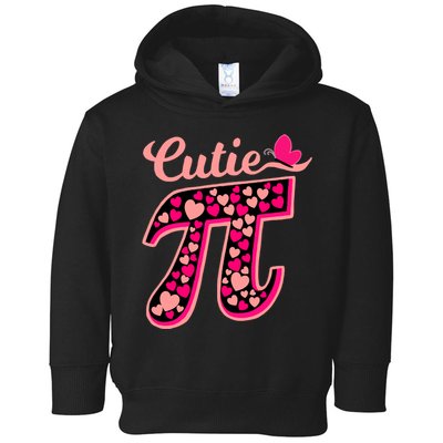 Cutie Pie Pie Day Shirt Butterfly And Hearts Toddler Hoodie