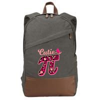 Cutie Pie Pie Day Shirt Butterfly And Hearts Cotton Canvas Backpack