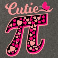 Cutie Pie Pie Day Shirt Butterfly And Hearts Cotton Canvas Backpack