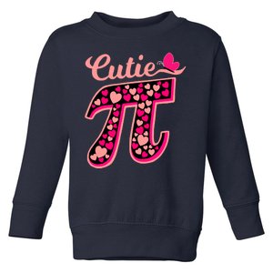 Cutie Pie Pie Day Shirt Butterfly And Hearts Toddler Sweatshirt