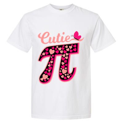 Cutie Pie Pie Day Shirt Butterfly And Hearts Garment-Dyed Heavyweight T-Shirt