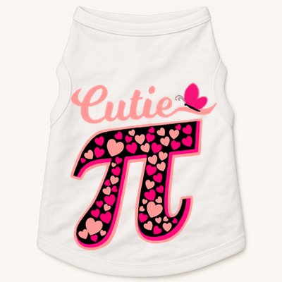 Cutie Pie Pie Day Shirt Butterfly And Hearts Doggie Tank