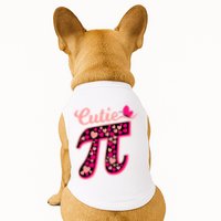 Cutie Pie Pie Day Shirt Butterfly And Hearts Doggie Tank