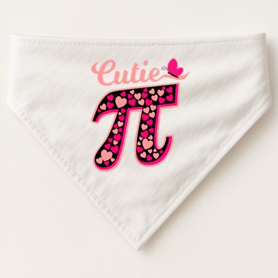 Cutie Pie Pie Day Shirt Butterfly And Hearts USA-Made Doggie Bandana