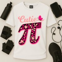 Cutie Pie Pie Day Shirt Butterfly And Hearts Performance Shirt