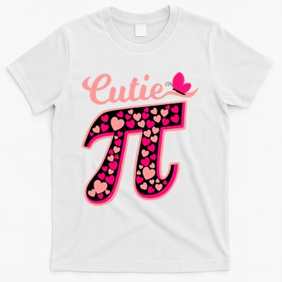Cutie Pie Pie Day Shirt Butterfly And Hearts T-Shirt