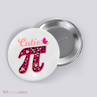 Cutie Pie Pie Day Shirt Butterfly And Hearts Button